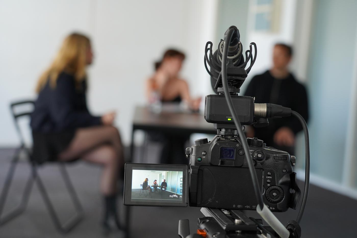 Tournage lors du Stage Cinéma du Plateau